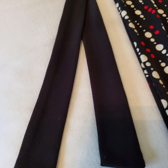 Selling Women's Le Chateau Dotted Vintage Style Sleeveless Dress With Wrapped Be - Picture 8 of 10